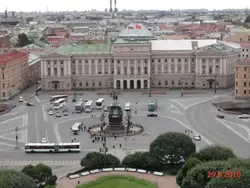 Вид с колоннады на Исаакиевскую площадь