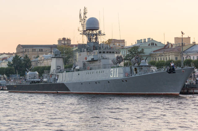 Малый противолодочный корабль «Казанец» на Дне ВМФ в СПБ