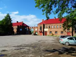 Бывшие административные здания фирмы «Зельштоффабрик Вальдхоф» 1929-1931. Ныне ОАО «Лесплитинвест»