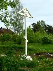 Поклонный крест  подворья Валаамского монастыря на ул. Цветкова