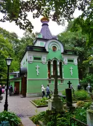 Часовня Ксении Блаженной на Смоленском православном кладбище