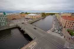 Экскурсии по крышам Санкт-Петербурга, мост Белинского и цирк Чинизелли