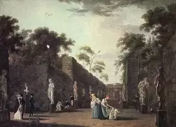 «Летний сад» неизвестный художник 1810-е годы