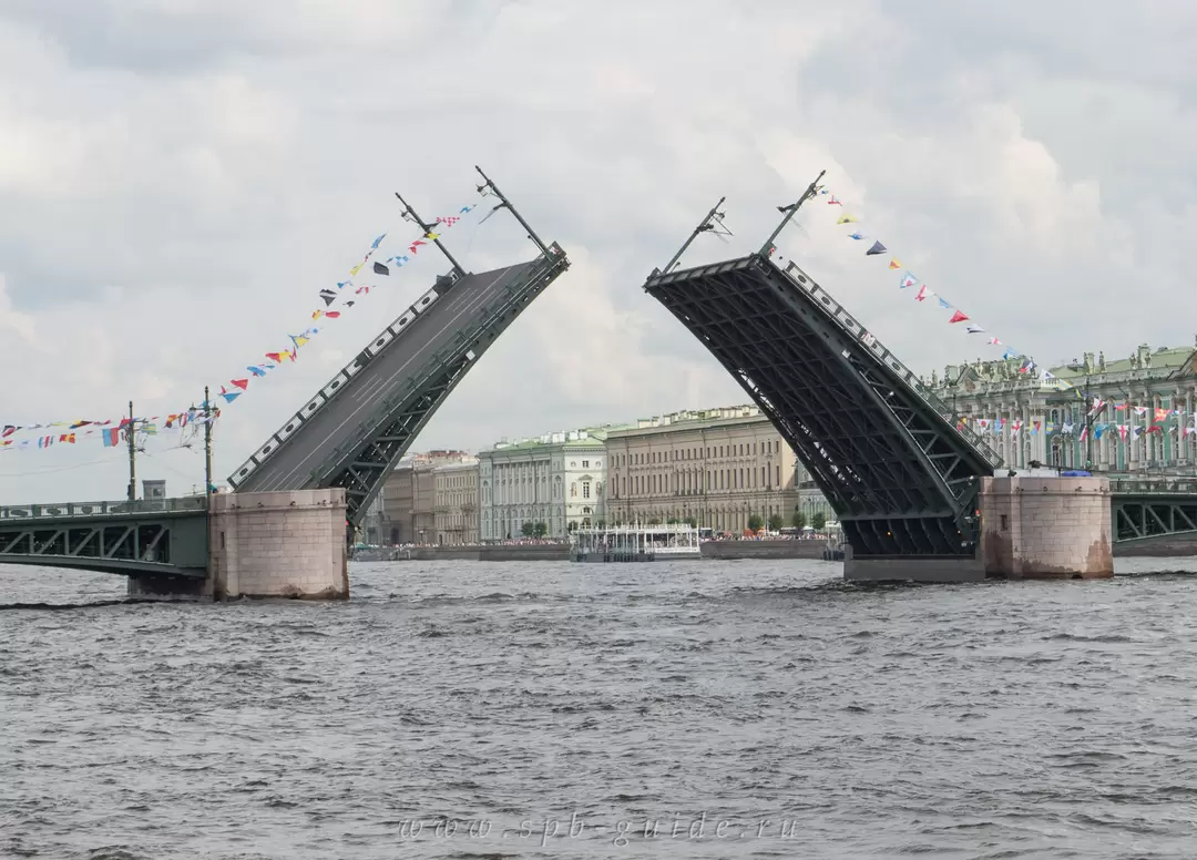 Сведение Дворцового моста Сведение Дворцового моста