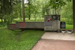 Памятник героям 76-го и 77-го истребительных батальонов в Александровском парке
