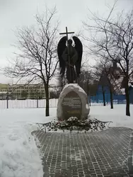 Памятник православным воинам, погибшим на Кавказе в Малоохтинском парке