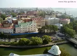 Вид на город из крепости