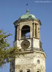Выборг, часы на башне