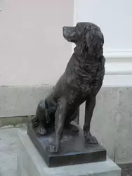 Собака, скульптор В.В. Вольф, 1857 г., мастерская М. Гейса, Берлин