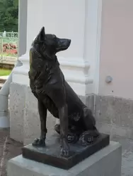 Собака, скульптор В.В. Вольф. 1857 г., мастерская М. Гейса, Берлин