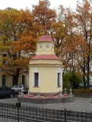 Кронштадтский футшток и здание мареографа