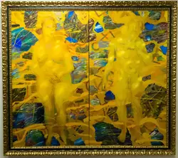 Александр Загоскин «Адам и Ева. Память земли», диптих в Музее Эрарта