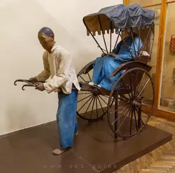 Рикша, Китай, конец 19 — начало 20 века