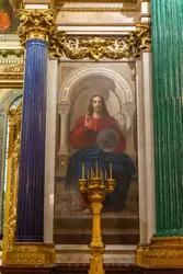 Икона «Христос Спаситель» иконостаса Исаакиевского собора