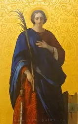 Исаакиевский собор, икона «Святая Екатерина» Т. Нефф, 1847 г.