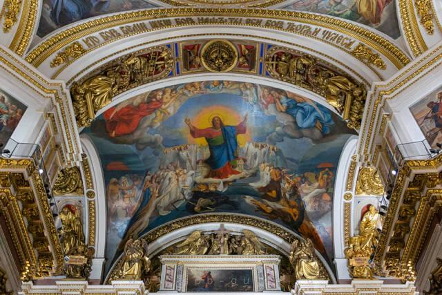 Исаакиевский собор, роспись «Страшный суд» Фёдор Бруни