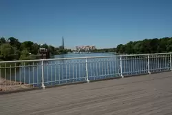 Река Средняя Невка, вид с 2-го Елагина моста