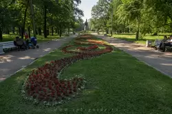 Центральная аллея парка Екатерингоф