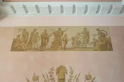 Царскосельский лицей, изображение на стене Большого зала
