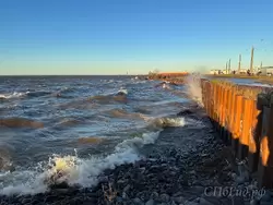Финский залив у Балтийского бульвара