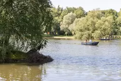 Парк Победы в СПб, Фонтанный пруд