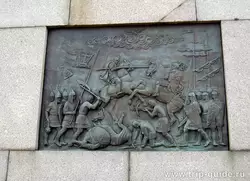 Барельеф на памятнике Александру Невскому