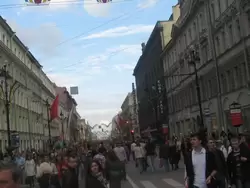 Празднование Дня города на Невском проспекте