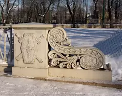 Чугунный мостик в Михайловском саду, архитектор К. Росси