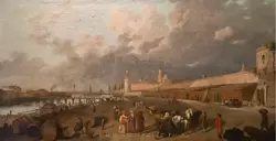 Делабарт Жерар «Вид на Москворецкий мост и Кремль» (1796)