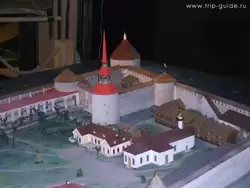 Петрокрепость, макет крепости Орешек в Музее истории Ленинградской области