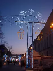 Новогодний базар на площади Островского