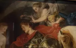 Над Персеем парит богиня Славы — картина Рубенса «Персей и Андромеда»