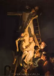 Рембрандт «Снятие с креста» в Эрмитаже