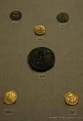 Выставка монет в Эрмитаже, зима 2008 г.
