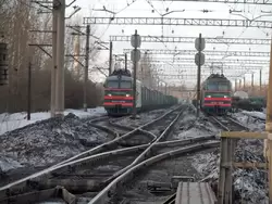 Станция «Пискарёвка» окружной железной дороги