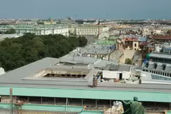 Вид на Дворцовую площадь с Исаакиевского собора