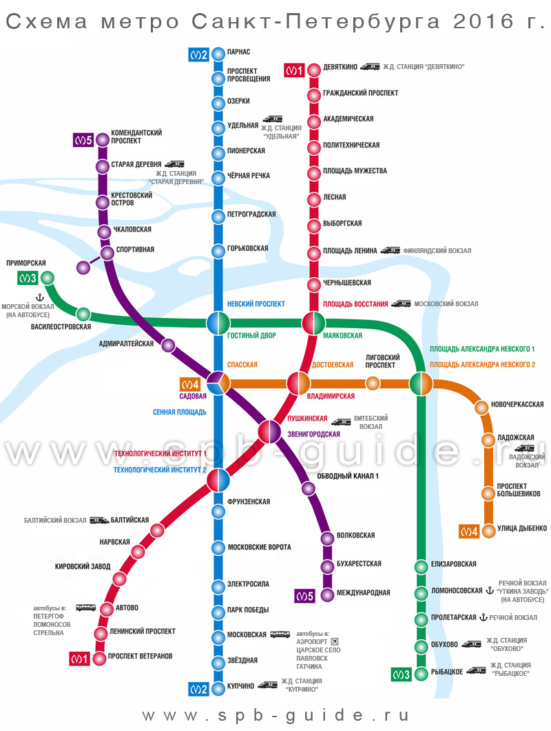 карта петербурга онлайн