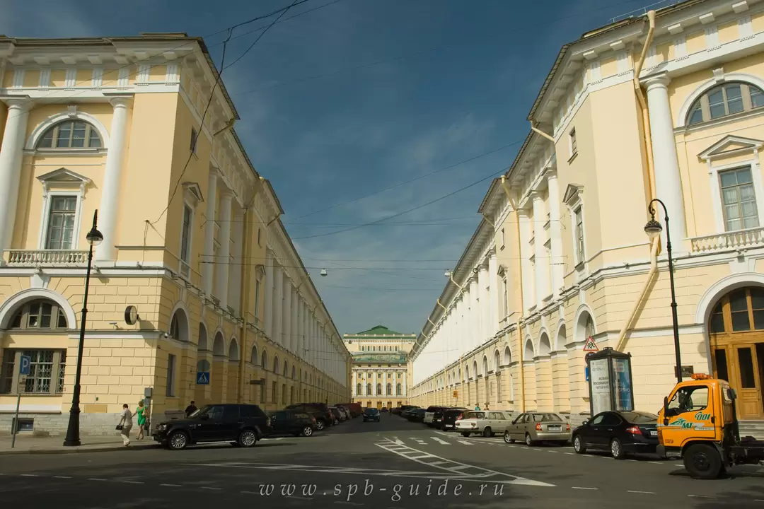 Улица Росси в Санкт-Петербурге, фото Улица Росси в Санкт-Петербурге, фото