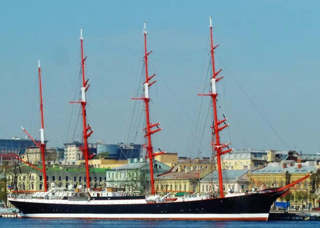 Барк «Седов» перед кругосветным походом