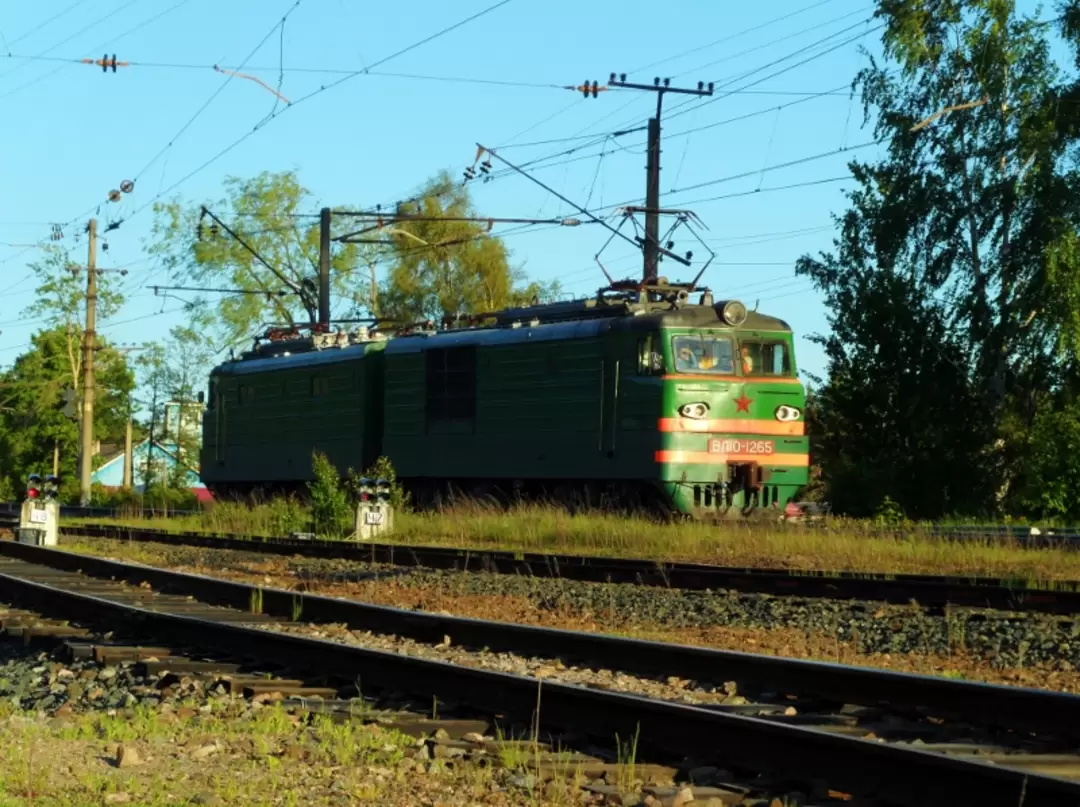На станционных путях