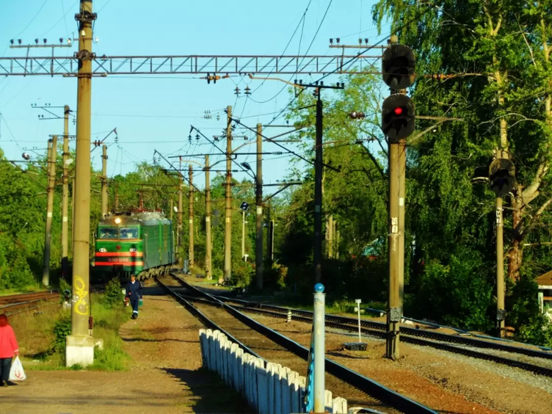 Входные пути станции Приозерск со стороны Санкт-Петербурга