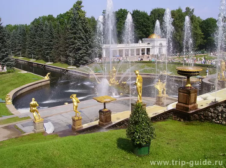 Петергоф, фонтаны Большого каскада Петергоф, фонтаны Большого каскада