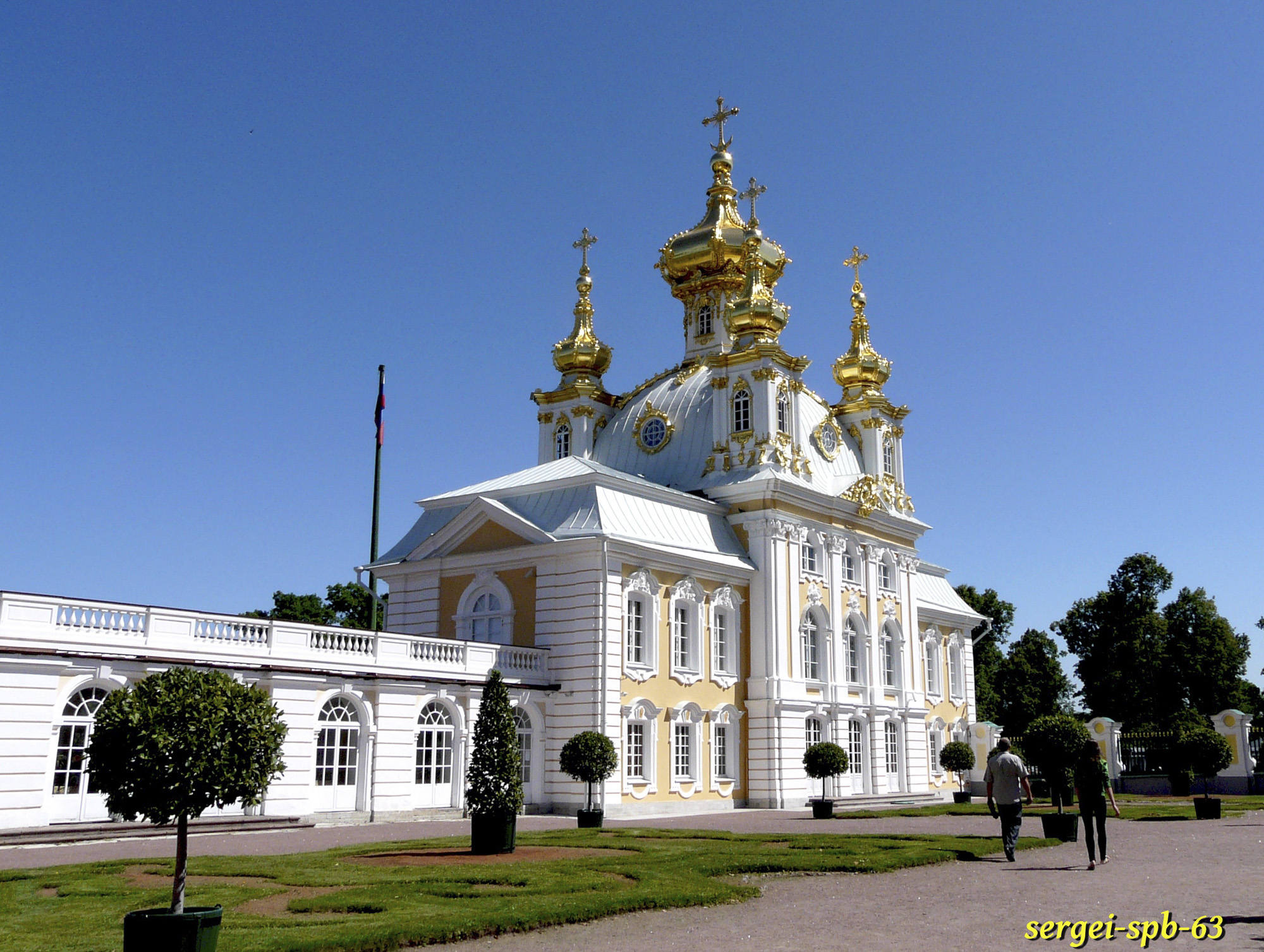 Церковь большого петергофского дворца