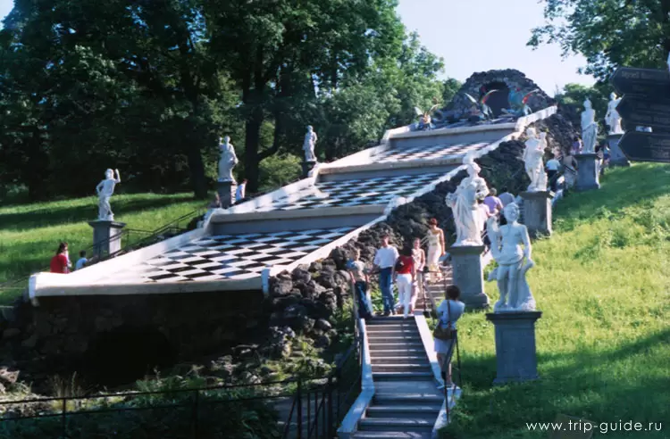 Петергоф, каскад «Шахматная гора» Петергоф, каскад «Шахматная гора»