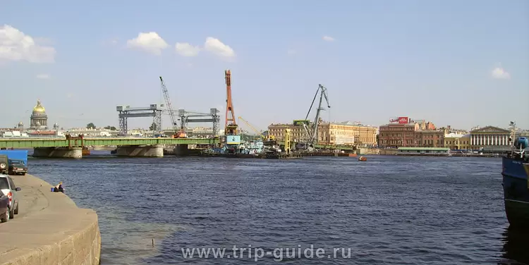Разборка моста Лейтенанта Шмидта Разборка моста Лейтенанта Шмидта