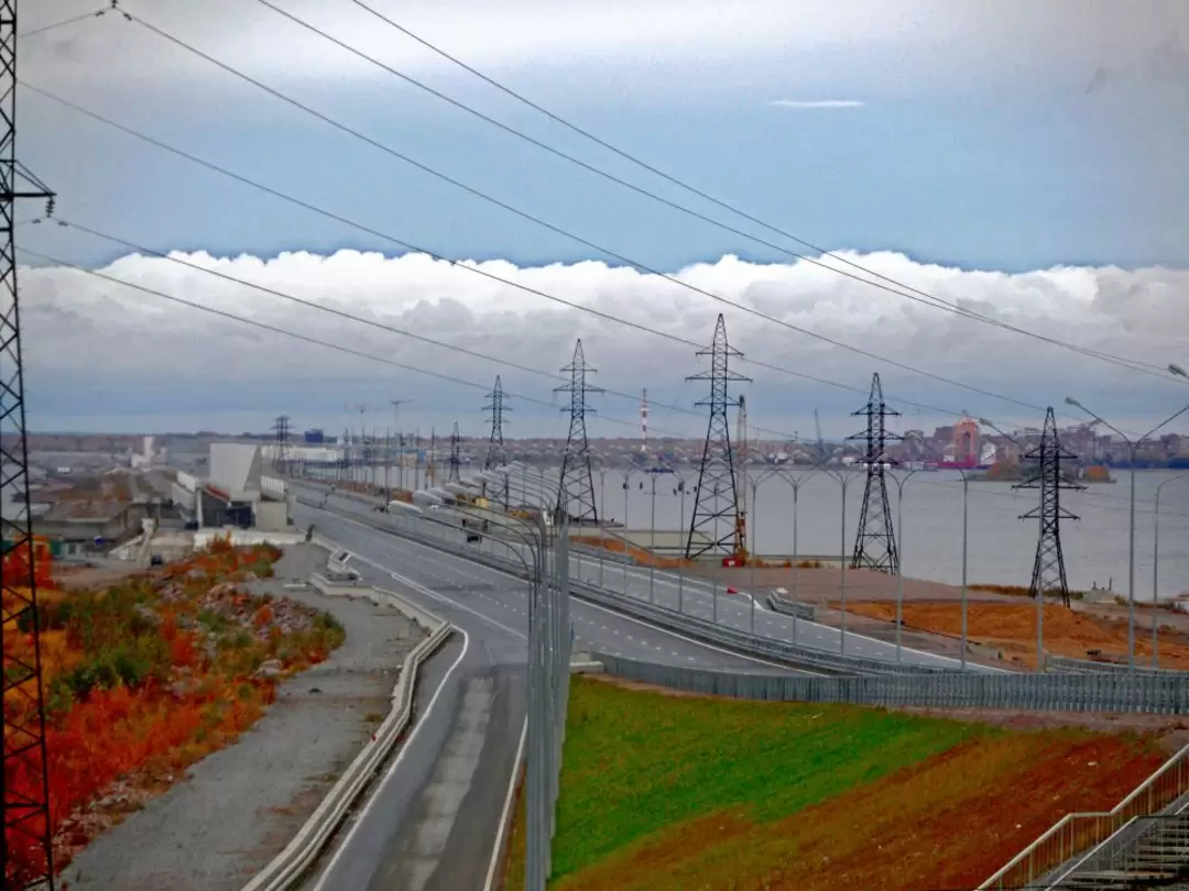 Дамба в Санкт-Петербурге
