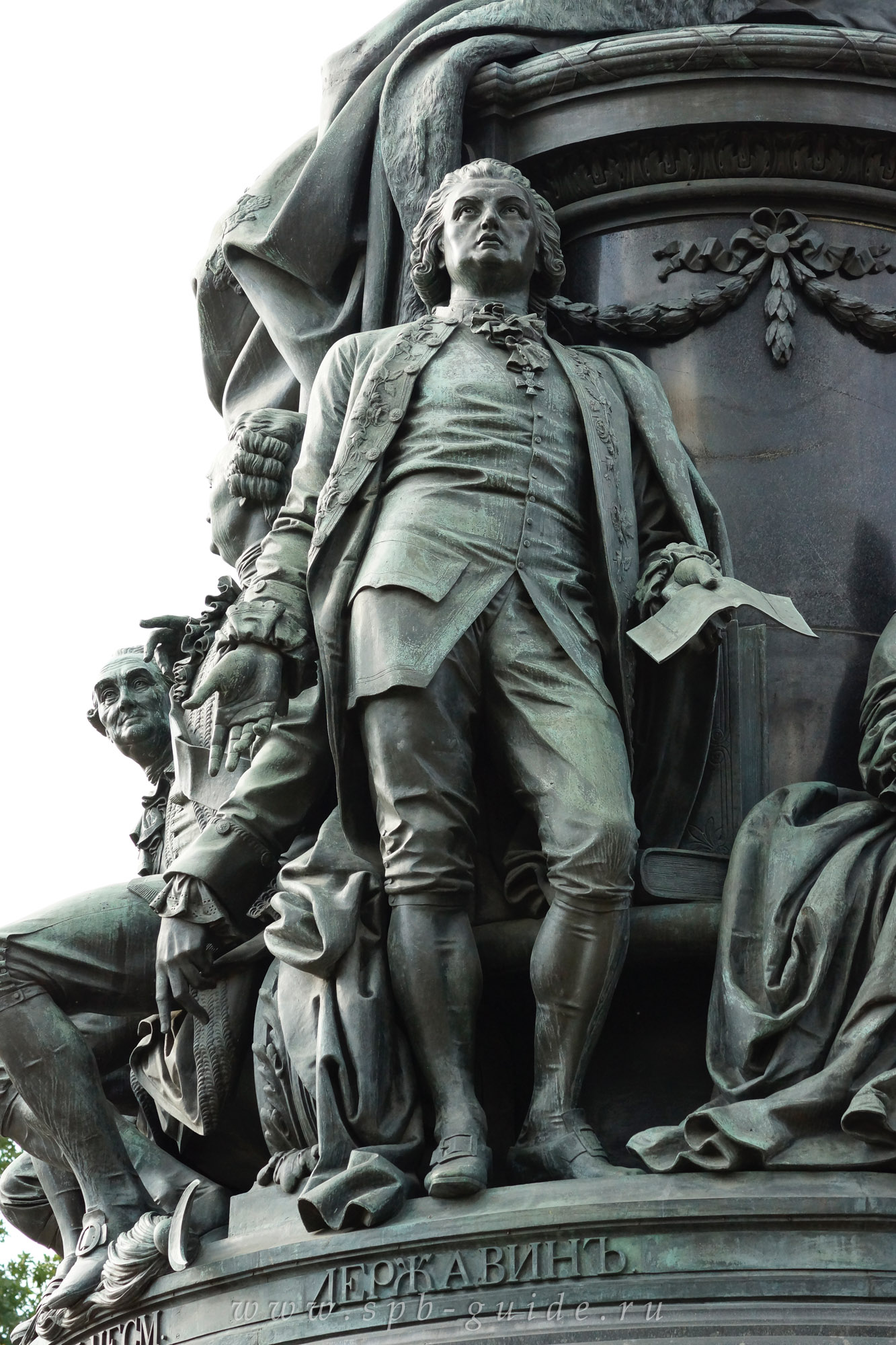 Памятник Екатерине II, Державин