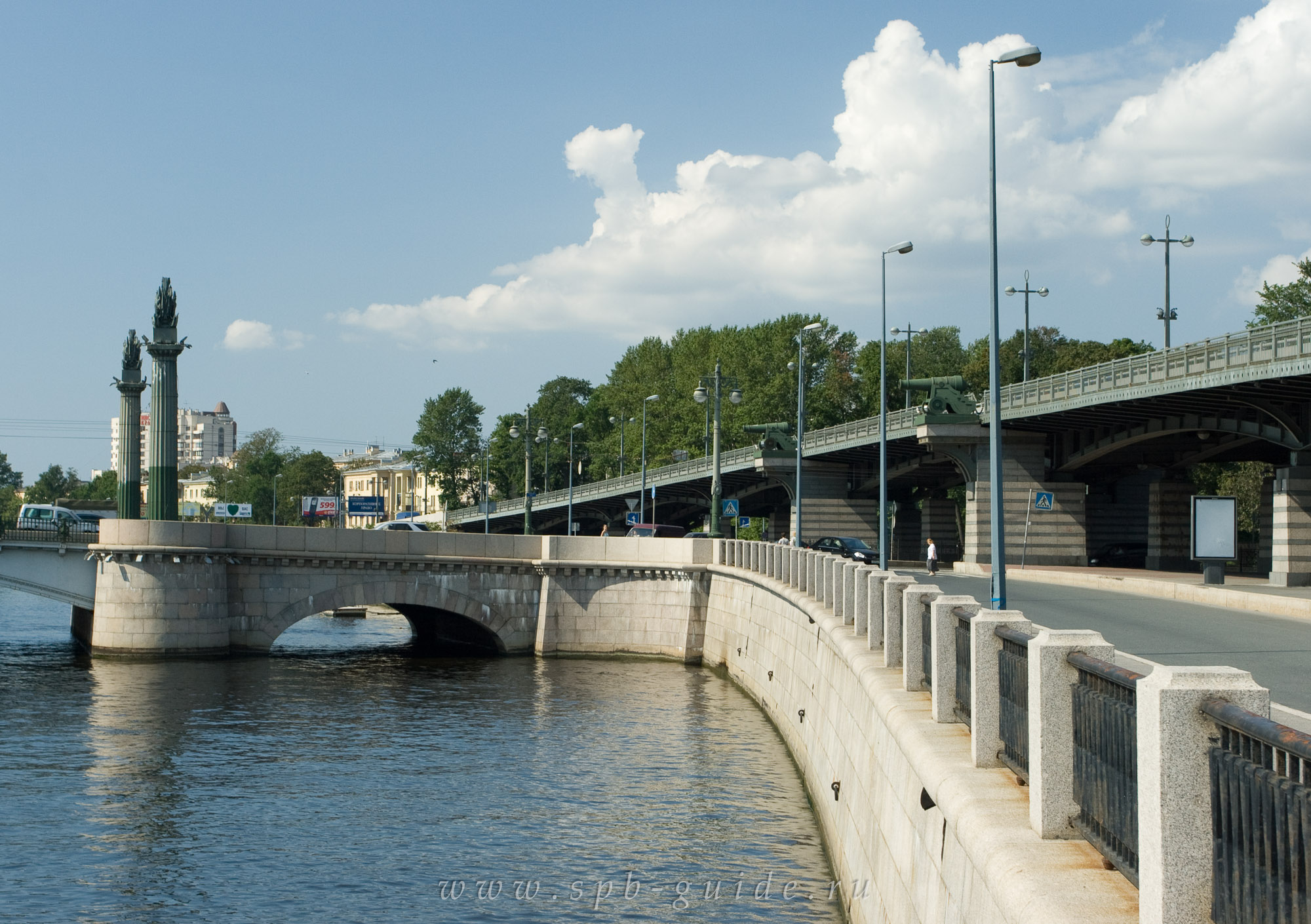 Ушаковский мост в санкт петербурге