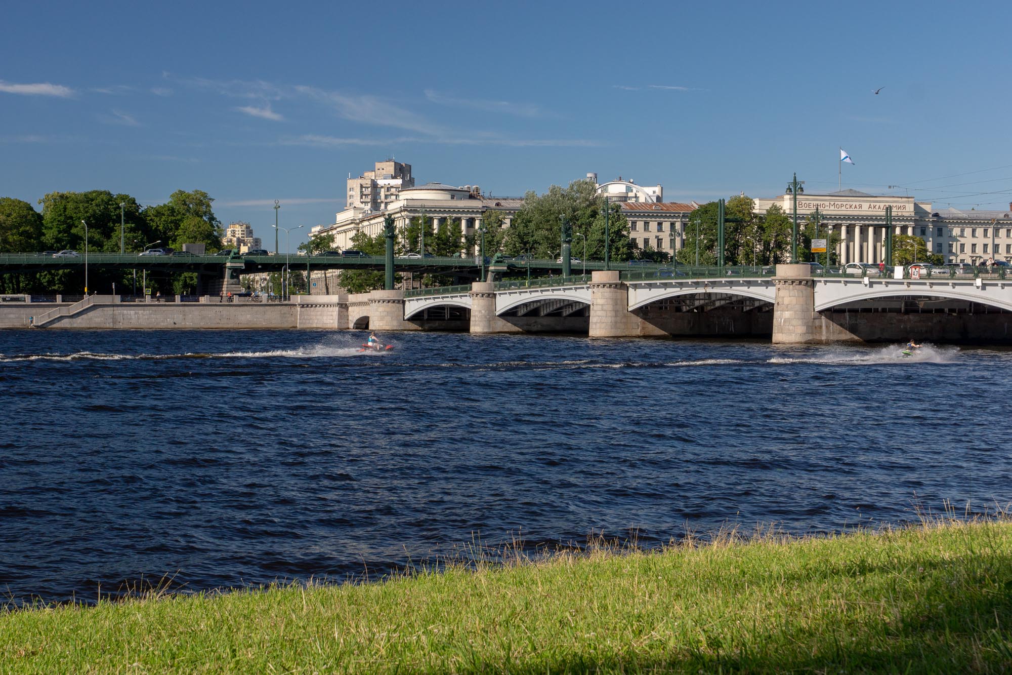 Ушаковский мост в санкт петербурге