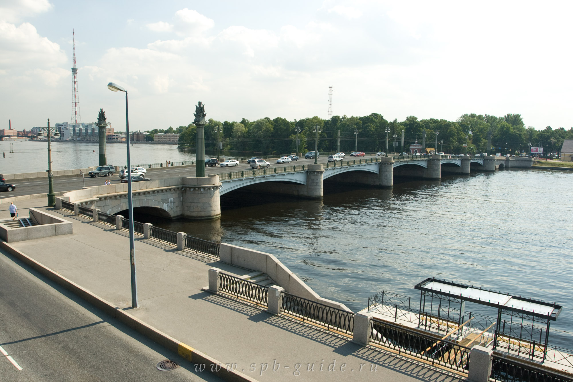 Ушаковский мост в санкт петербурге